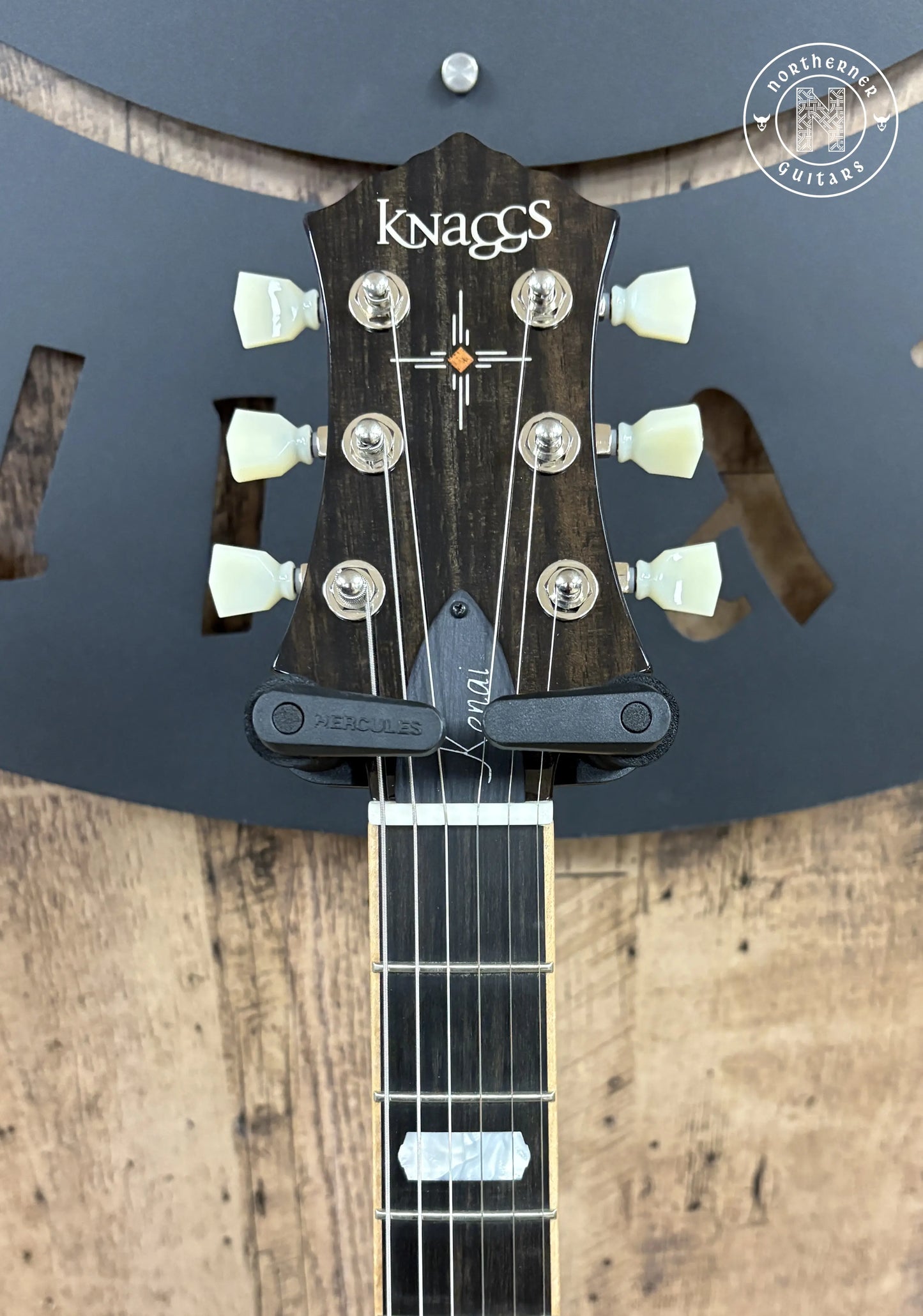 NEW Knaggs Kenai Hollowbody T1 2025 Charcoal / Blue Burst - Northerner Guitars