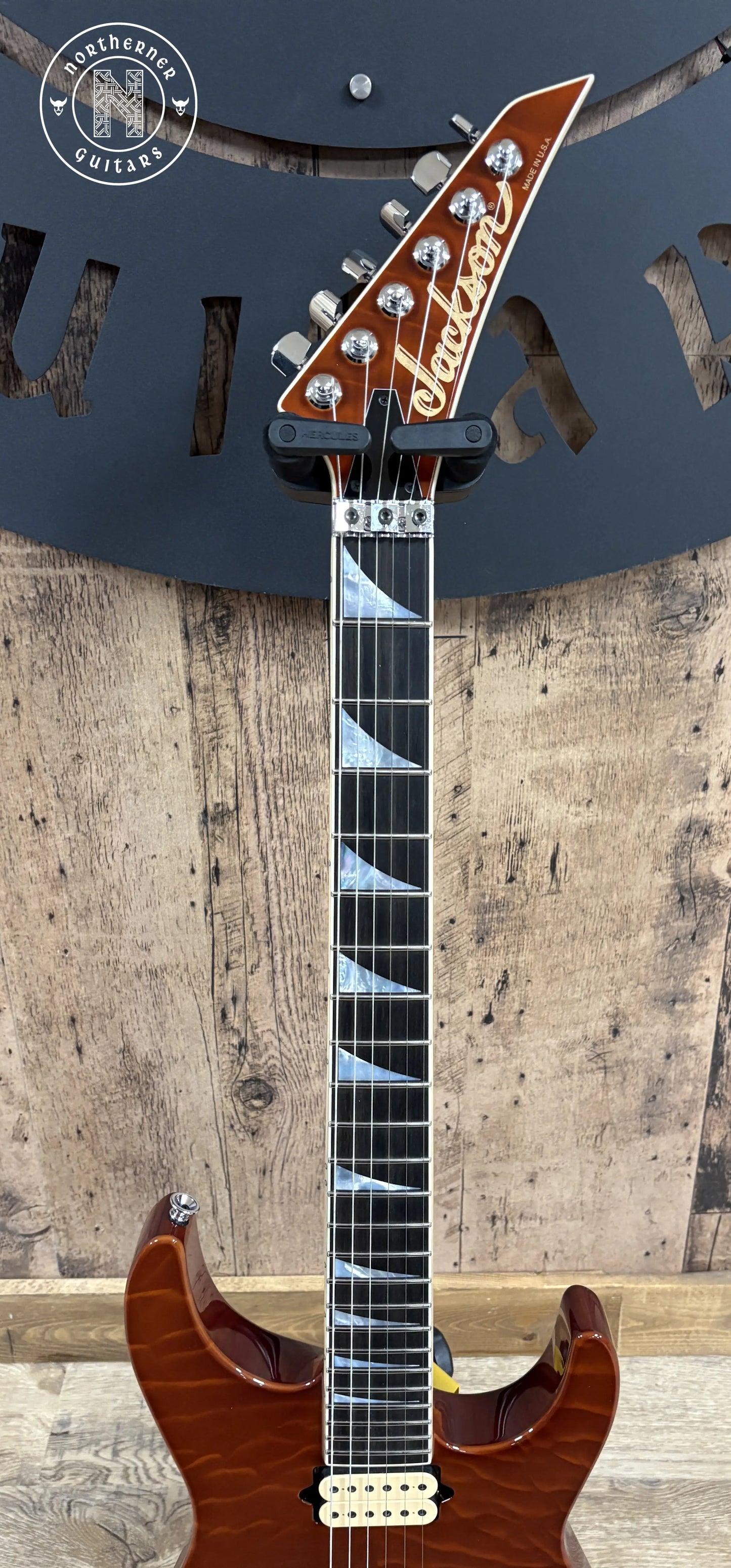 USED Jackson USA Custom Shop Limited Edition Soloist 2024 Quilt Maple Top - Root Beer Northerner Guitars