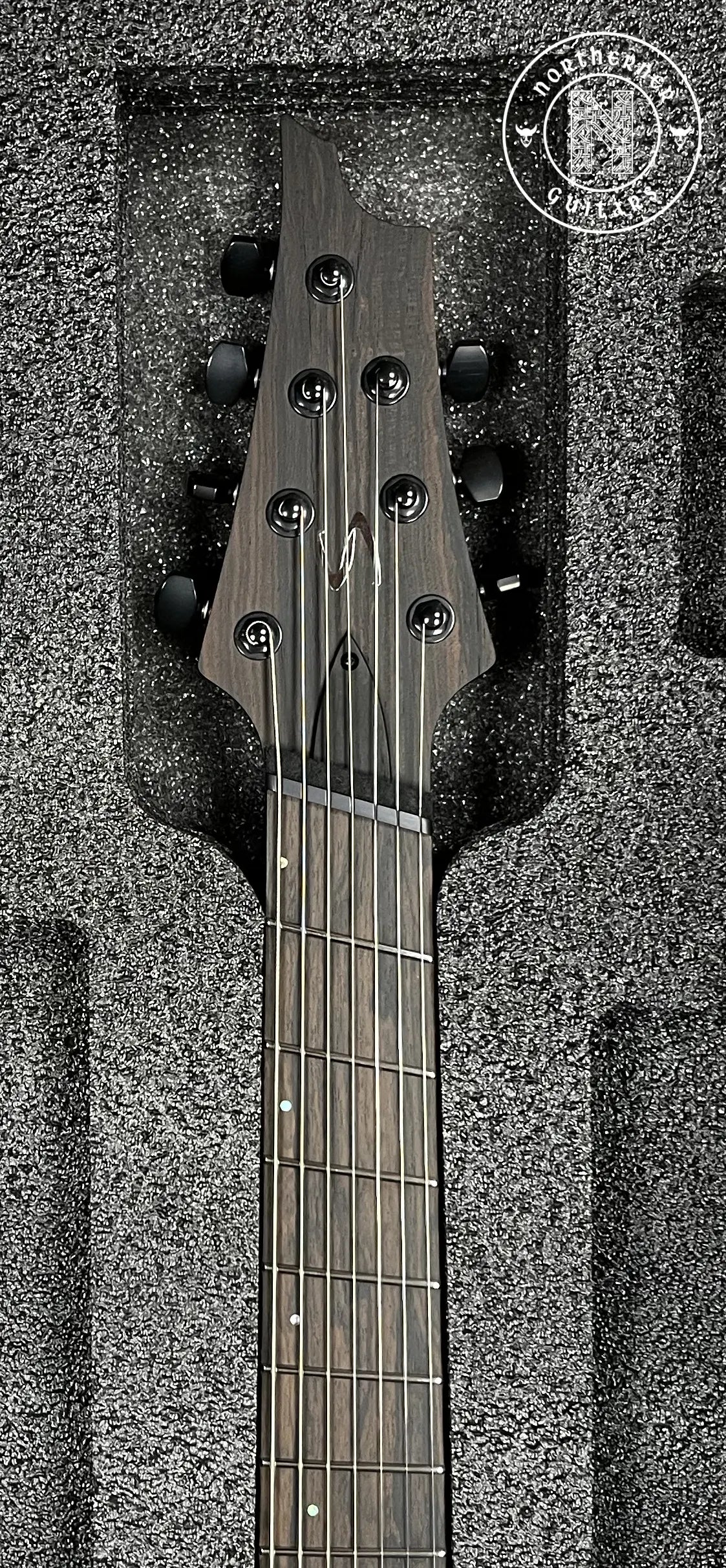 NEW Skervesen Lizard 7FF 2024 Mastergrade Flame Ash - Northerner Guitars