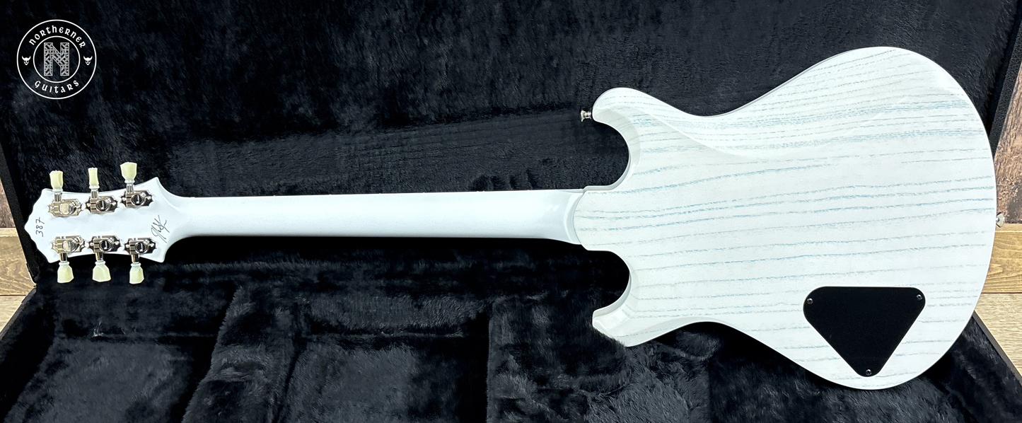 NEW Knaggs Keya White / Teal Driftwood