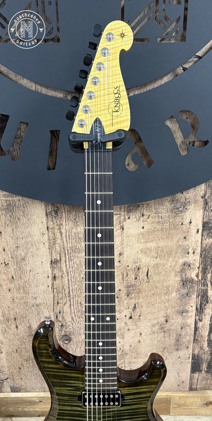 USED Knaggs Severn X7 T1 2024 Green / Aged Scotch Burst Northerner Guitars