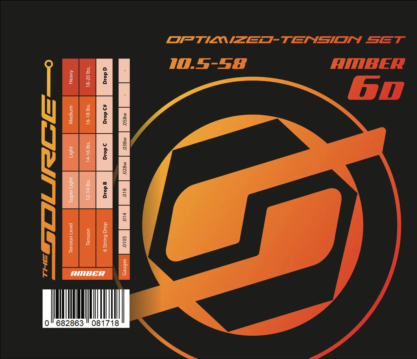 String Source Optimized Tension Sets - Amber - Northerner Guitars