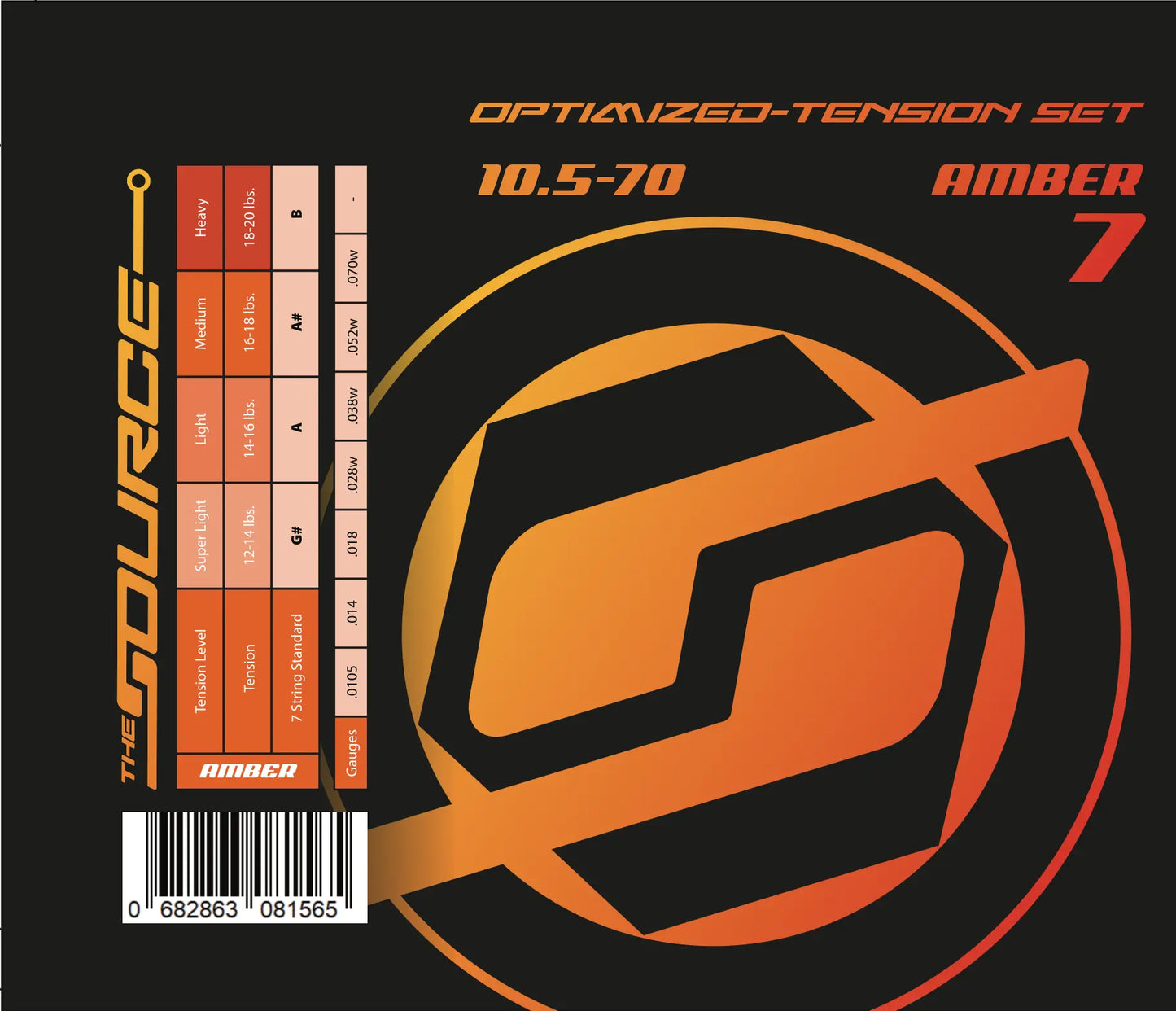 String Source Optimized Tension Sets - Amber - Northerner Guitars