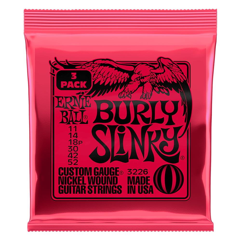 Ernie Ball Burly Slinky .011 - .052 3-Pack