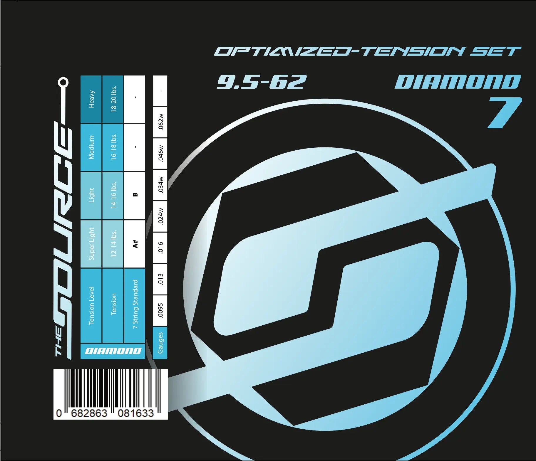 String Source Optimized Tension Sets - Diamond - Northerner Guitars