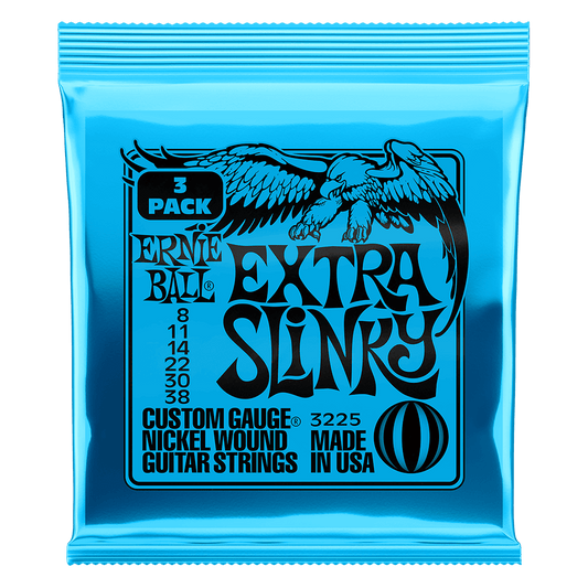 Ernie Ball Extra Slinky .008 - .038 3-Pack