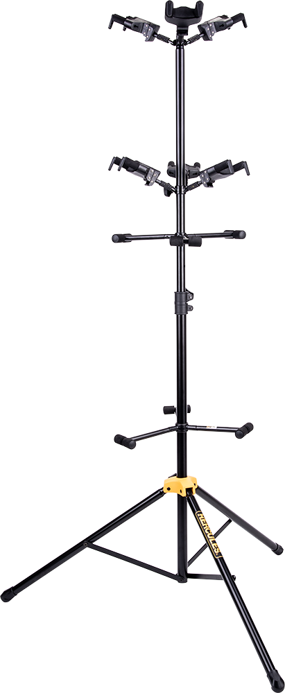 Hercules GS526BPLUS 6-PC Auto Grip System (AGS) Guitar Stand