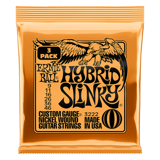 Ernie Ball Hybrid Slinky .009 - .046 3-Pack