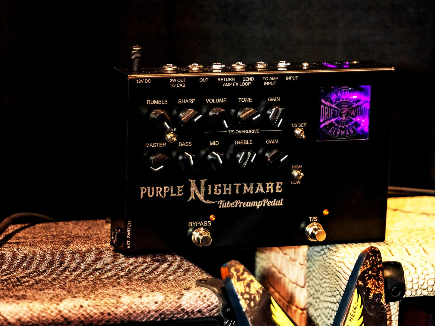 NEW Driftwood Purple Nightmare Tube Preamp Pedal - Northerner Guitars
