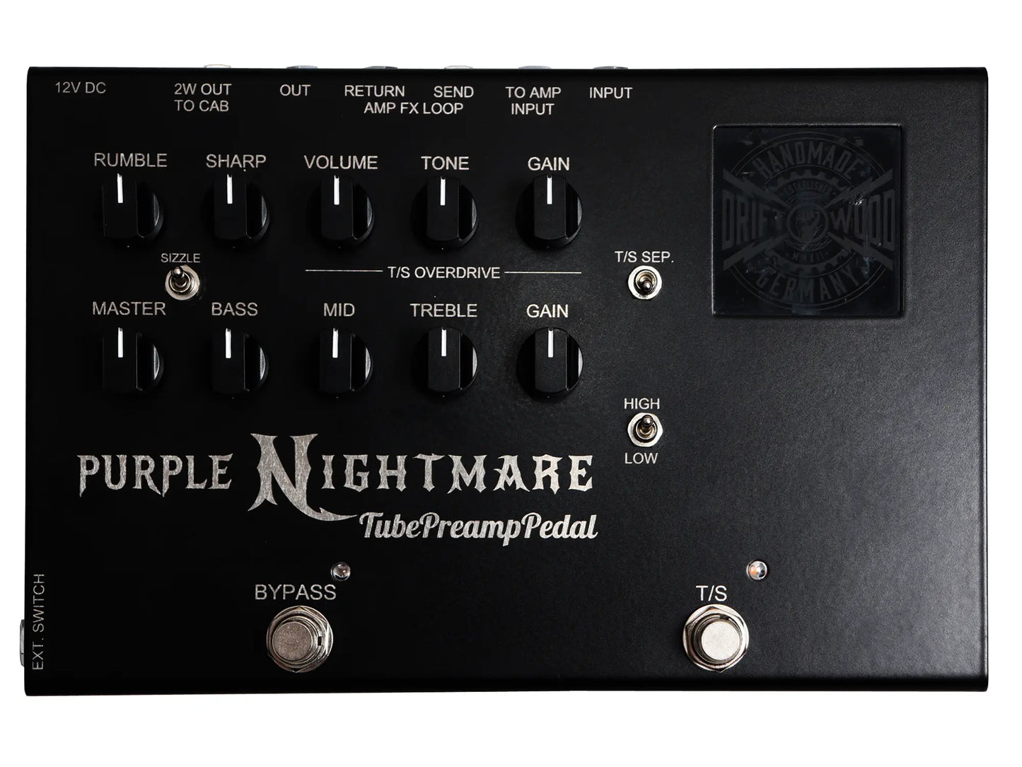 NEW Driftwood Purple Nightmare Tube Preamp Pedal - Northerner Guitars