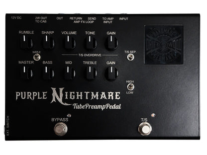 NEW Driftwood Purple Nightmare Tube Preamp Pedal - Northerner Guitars