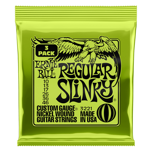 Ernie Ball Regular Slinky .010 - .046 3-Pack