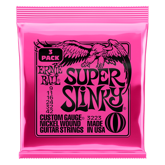 Ernie Ball Super Slinky .009 - .042 3-Pack