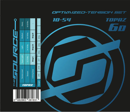String Source Optimized Tension Sets - Topaz - Northerner Guitars