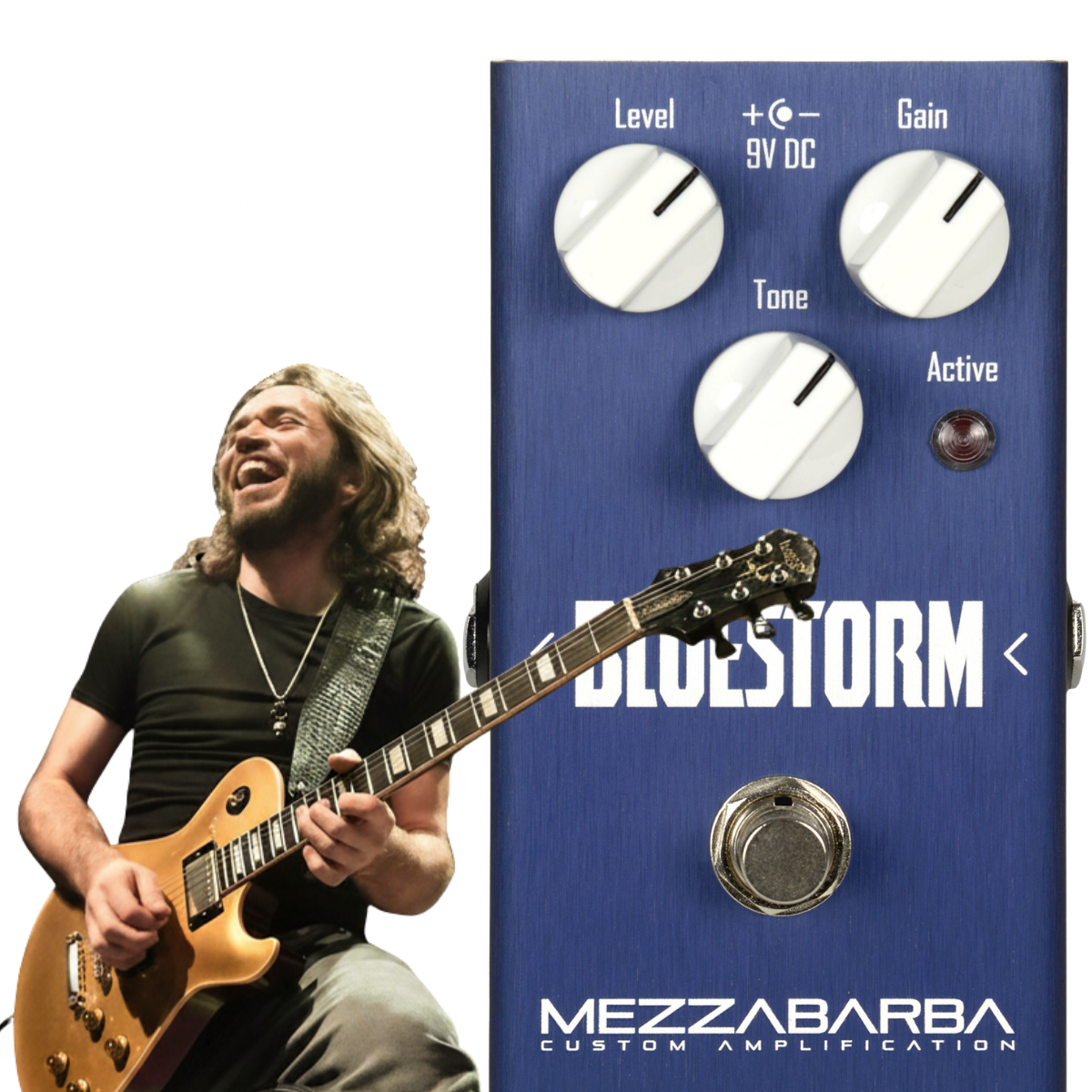 NEW Mezzabarba Bluestorm Eric Steckel Signature Overdrive / Distortion Pedal