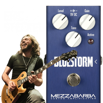 NEW Mezzabarba Bluestorm Eric Steckel Signature Overdrive / Distortion Pedal